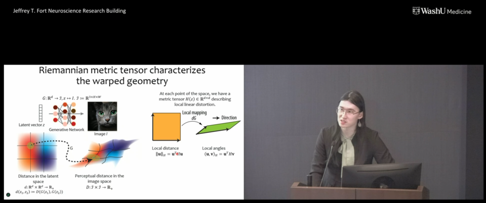 Screenshot during talk